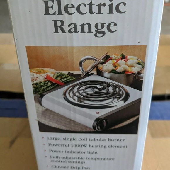 New Single Burner Electric Range by Aroma NIB 1000 W Heating Element - Picture 3 of 4